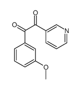 1-(3-methoxyphenyl)-2-pyridin-3-ylethane-1,2-dione结构式