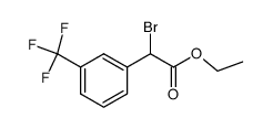 2-溴-2-(3-(三氟甲基)苯基)乙酸乙酯结构式