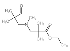 ethyl 3-[(2,2-dimethyl-3-oxo-propyl)-methyl-amino]-2,2-dimethyl-propanoate Structure