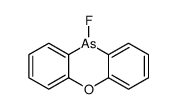 10-fluorophenoxarsinine结构式