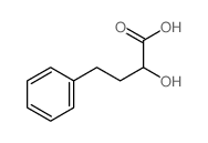 Benzenebutanoic acid, a-hydroxy- Structure