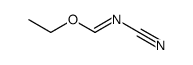 N-氰基甲亚胺乙酯结构式