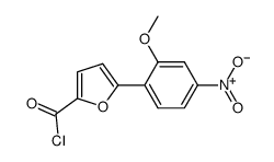 5-(2-methoxy-4-nitrophenyl)furan-2-carbonyl chloride Structure