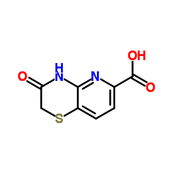 3,4-二氢-3-氧代-2H-吡啶并〔3,2-b][1,4]噻嗪-6-羧酸结构式