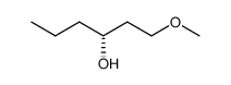 (3R)-1-methoxyhexane-3-ol结构式