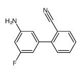 3'-amino-5'-fluoro-[1,1'-biphenyl]-2-carbonitrile Structure