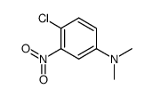 4-chloro-N,N-dimethyl-3-nitroaniline结构式