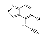 (5-chloro-2,1,3-benzothiadiazol-4-yl)cyanamide Structure