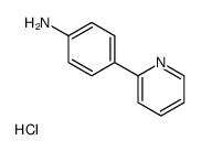 4-pyridin-2-ylaniline,hydrochloride结构式