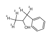 1-phenyl-2-propanol-2,2,3,3,3-d5结构式