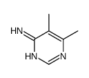 5,6-二甲基嘧啶-4-胺结构式