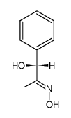 (R)-1-hydroxy-1-phenyl-acetone oxime结构式