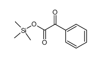 α-Oxobenzeneacetic acid trimethylsilyl ester结构式