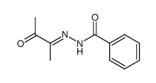 biacetyl monobenzoyl hydrazone Structure