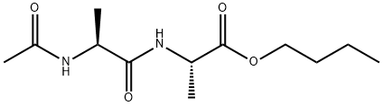 N-(N-Acetyl-L-alanyl)-L-alanine butyl ester structure