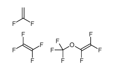 1,1-difluoroethene,1,1,2,2-tetrafluoroethene,1,1,2-trifluoro-2-(trifluoromethoxy)ethene Structure