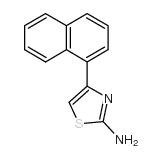 4-(1-Naphthalenyl)-2-thiazolamine Structure