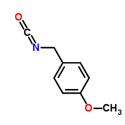 4-甲氧苄基异氰酸酯结构式