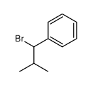 (1-bromo-2-methylpropyl)benzene Structure
