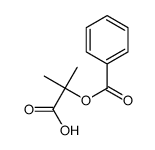 2-(苯甲酰氧基)-2-甲基丙酸结构式