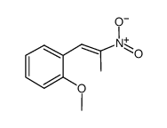 (E)-1-METHOXY-2-(2-NITROPROP-1-EN-1-YL)BENZENE Structure