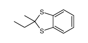2-ethyl-2-methyl-1,3-benzodithiole结构式