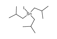 Iodotriisobutyltin(IV)结构式
