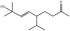 (E)-8-Hydroxy-5-isopropyl-8-methyl-6-nonen-2-one结构式