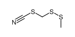 (methyldisulfanyl)methyl thiocyanate Structure