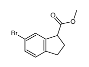 methyl 6-bromo-2,3-dihydro-1H-indene-1-carboxylate Structure