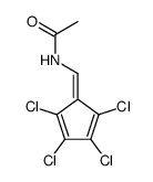 N-(2,3,4,5-Tetrachloro-cyclopenta-2,4-dienylidenemethyl)-acetamide结构式