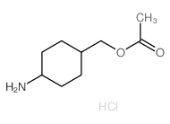 Cyclohexanemethanol,4-amino-, acetate (ester), hydrochloride, trans- (9CI)结构式