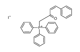 (2-oxo-4-phenylbut-3-enyl)-triphenylphosphanium,iodide Structure