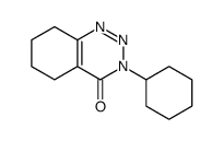 3-cyclohexyl-5,6,7,8-tetrahydro-1,2,3-benzotriazin-4-one结构式