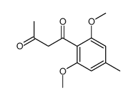 1-(2,6-dimethoxy-4-methylphenyl)butane-1,3-dione Structure