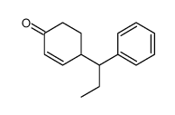 4-(1-phenylpropyl)cyclohex-2-en-1-one结构式