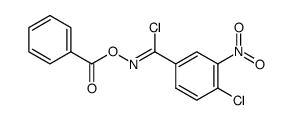 O-Benzoyl-4-chlor-3-nitro-benzhydroxamoylchlorid结构式