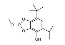 5,7-ditert-butyl-2-methoxy-1,3,2-benzodioxaphosphol-4-ol Structure