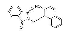 2-[(2-hydroxynaphthalen-1-yl)methyl]isoindole-1,3-dione结构式