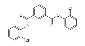 bis(2-chlorophenyl) benzene-1,3-dicarboxylate结构式
