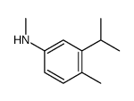 Benzenamine, N,4-dimethyl-3-(1-methylethyl)- (9CI)结构式