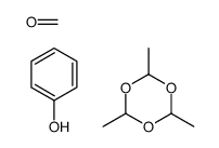 formaldehyde,phenol,2,4,6-trimethyl-1,3,5-trioxane Structure