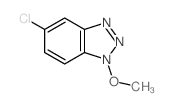 1H-Benzotriazole,5-chloro-1-methoxy- Structure