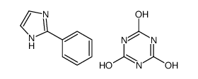 1,3,5-Triazinane-2,4,6-trione-2-phenyl-1H-imidazole (1:1) Structure
