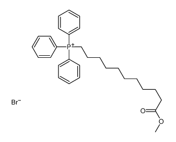 (11-methoxy-11-oxoundecyl)-triphenylphosphanium,bromide Structure