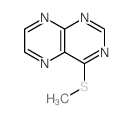 Pteridine,4-(methylthio)-结构式