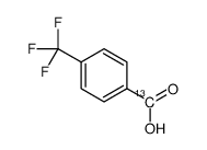 4-(trifluoromethyl)benzoic acid Structure