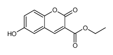 ethyl 6-hydroxy-2-oxochromene-3-carboxylate结构式
