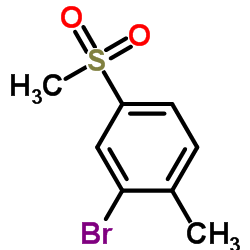 2-Bromo-1-methyl-4-(methylsulfonyl)benzene Structure