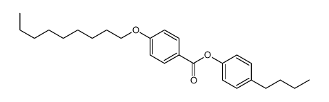(4-butylphenyl) 4-nonoxybenzoate结构式